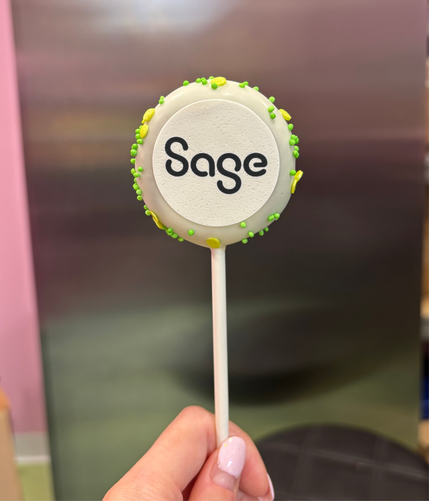 Sprinkle Logo/Image Cake Pop (Customisable for Corporate or Personal)