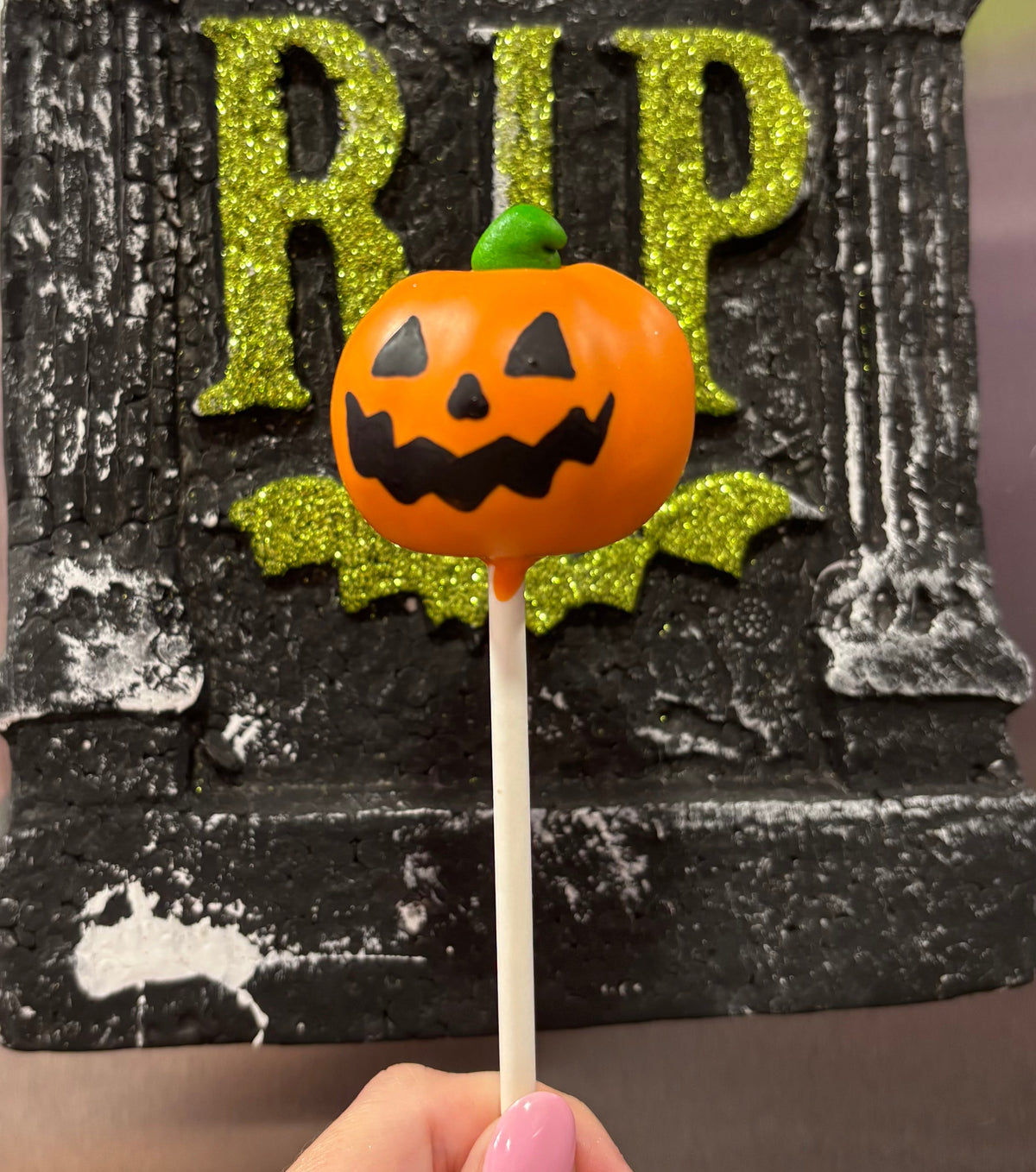 Pumpkin Cake Pop, Halloween Treats for Office, Kids Party, PR, Events
