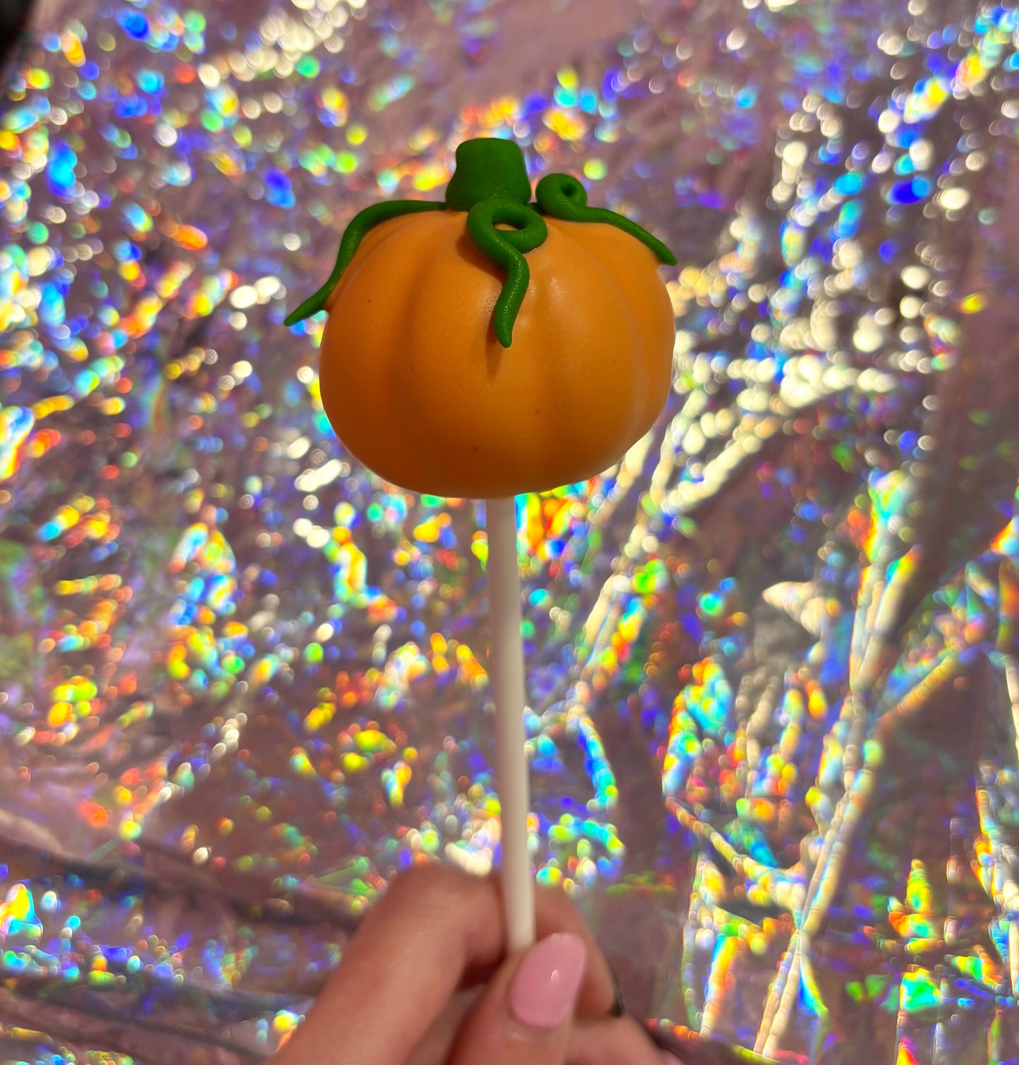Whimsical Pumpkin Cake Pop