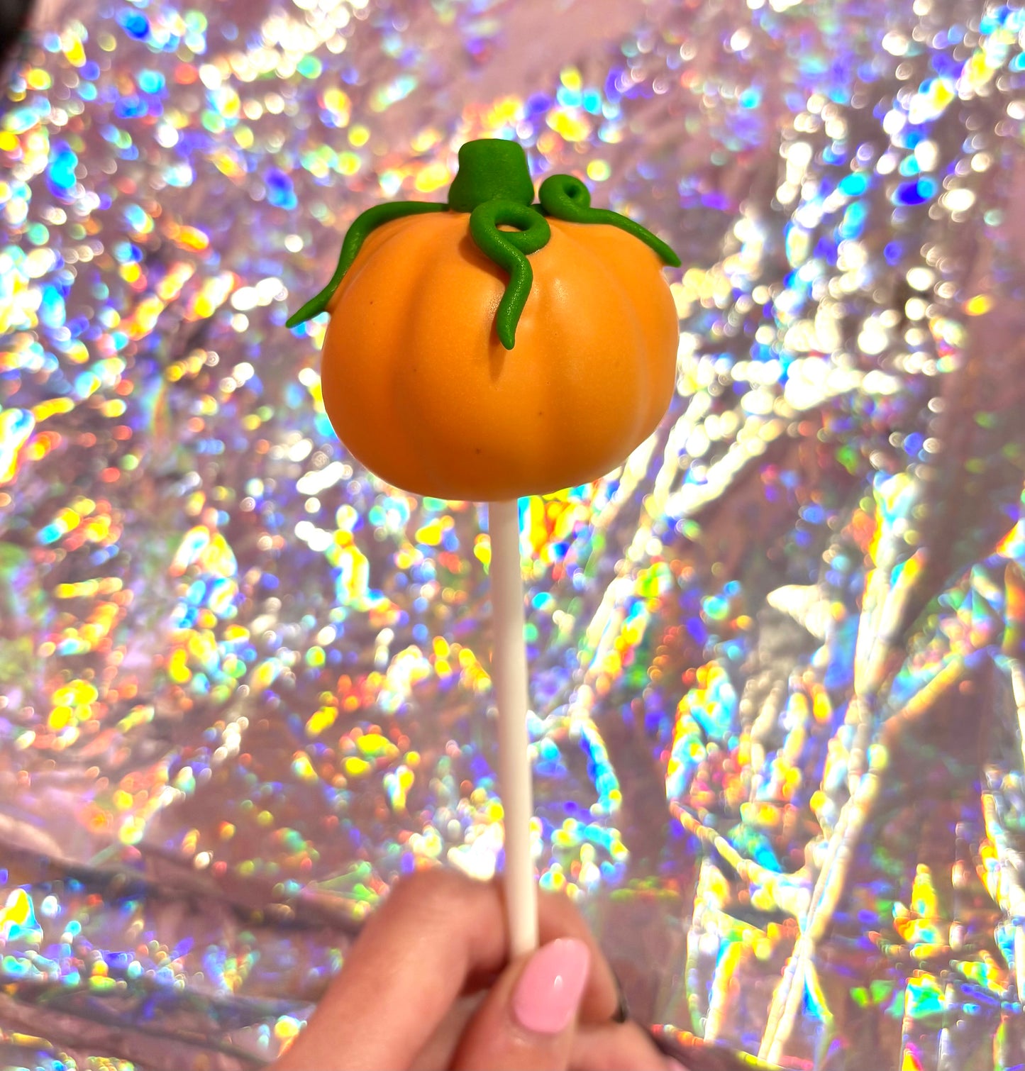 Whimsical Pumpkin Cake Pop