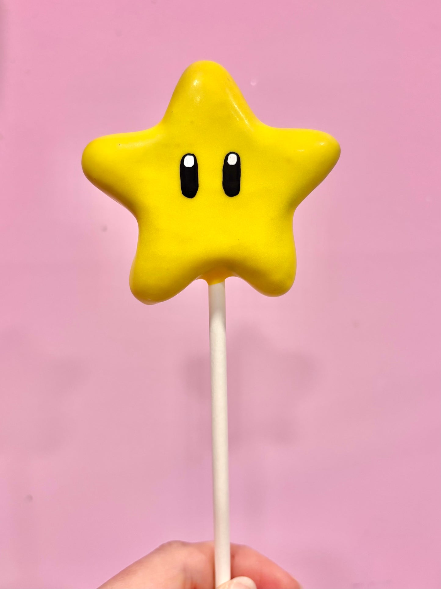 Mario Star Cake Pop