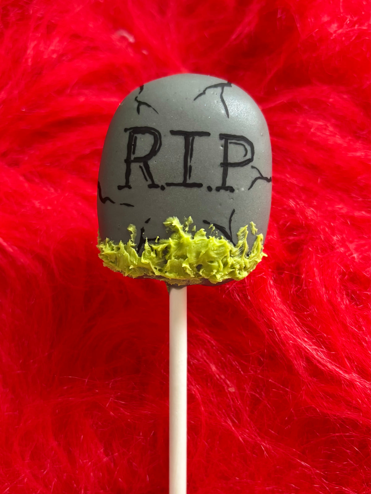 RIP Gravestone Cake Pop Halloween