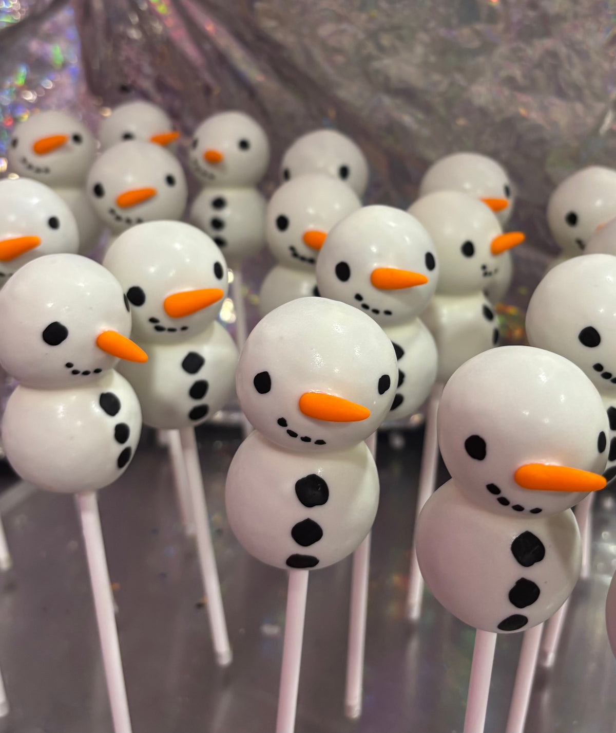 Snowman Cake Pop