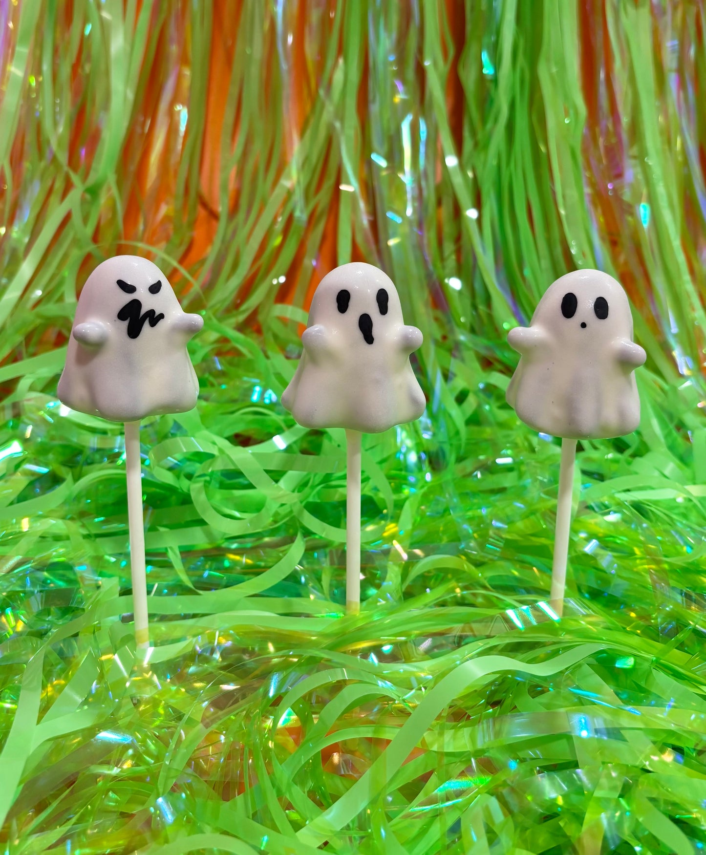 Spooky Scary Ghost Cake Pop
