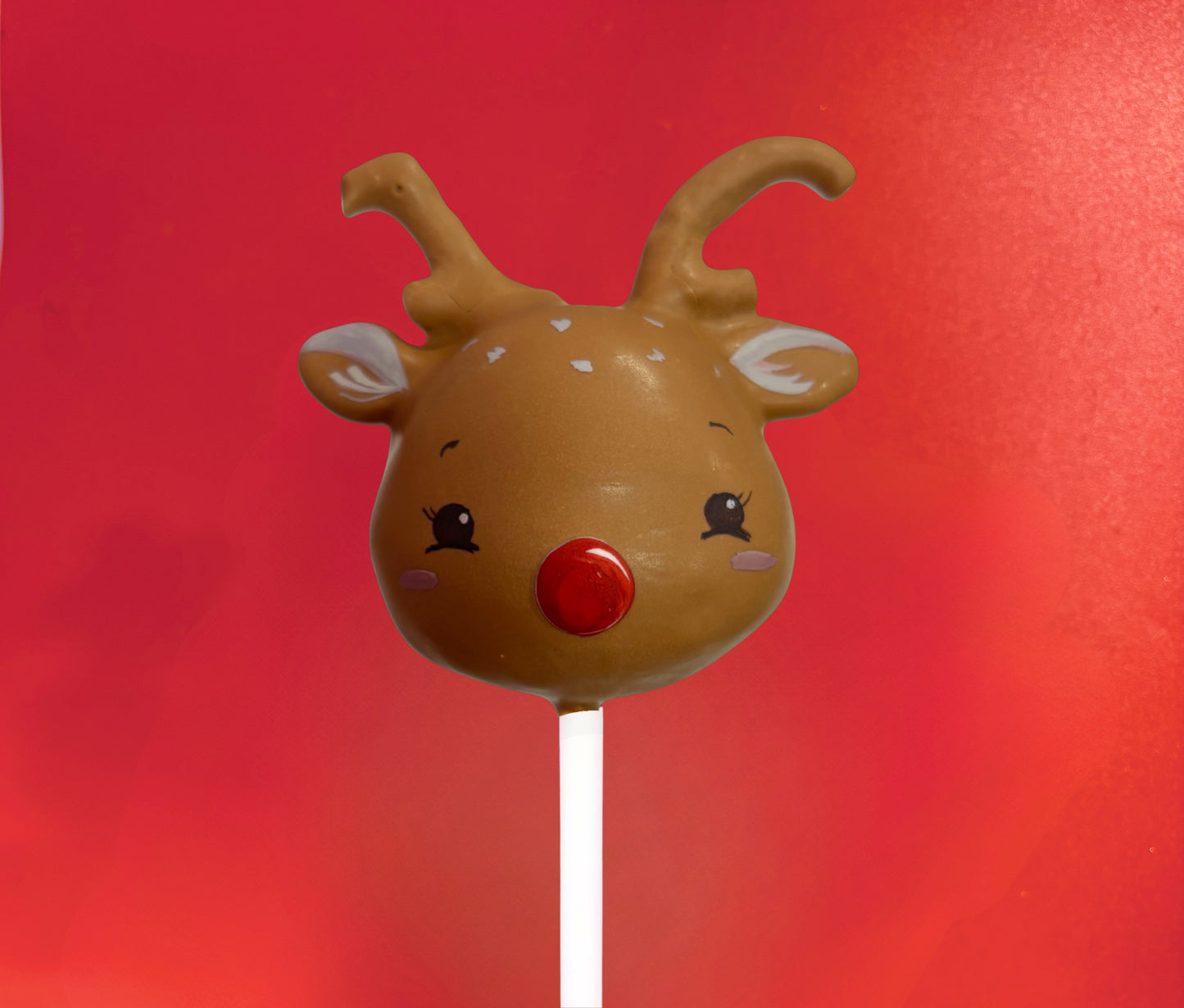 Rudolph the Red Nosed Reindeer Cake Pop