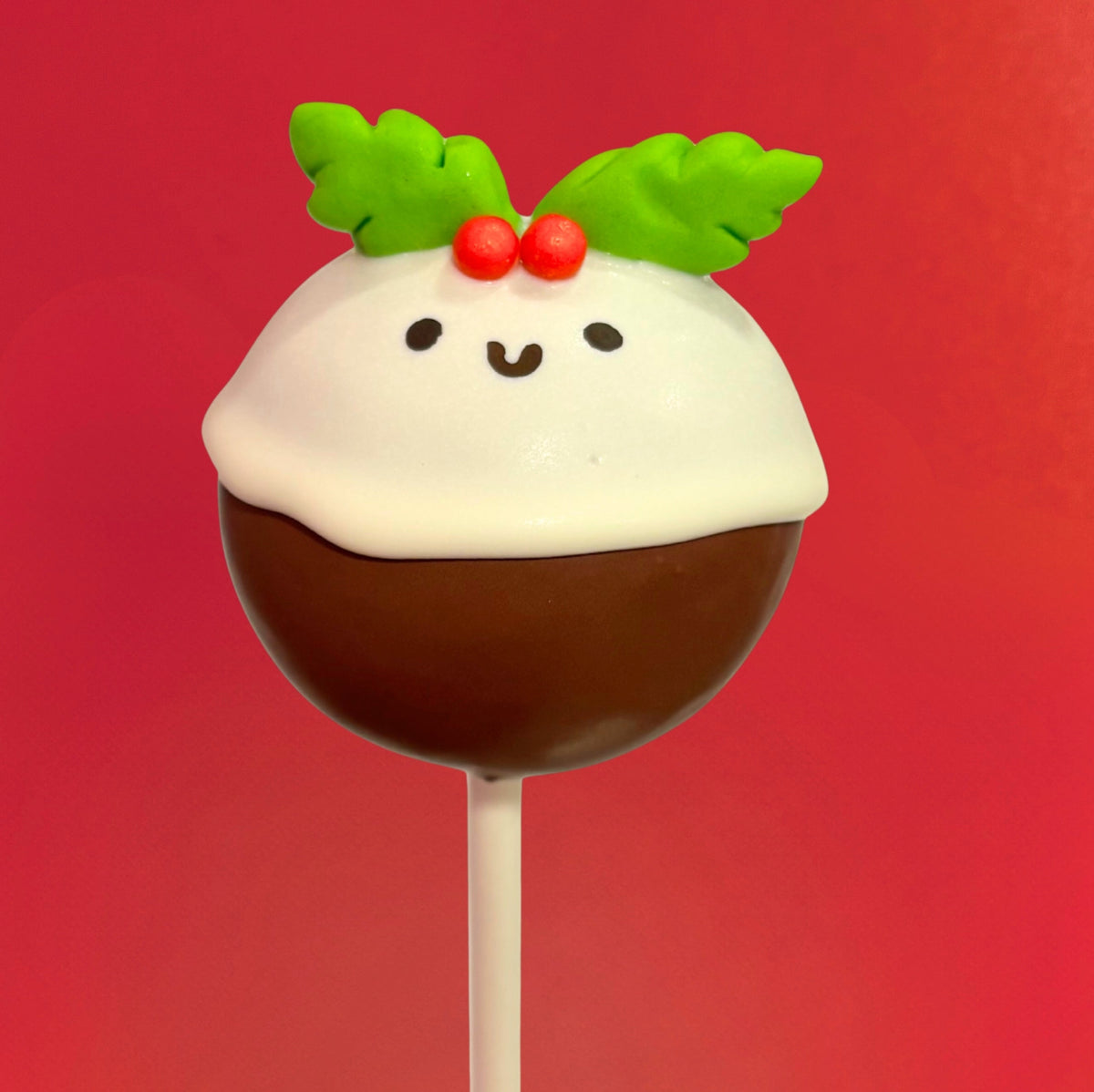 Christmas Pudding Cake Pop, Treats for Office, Party, PR, Events