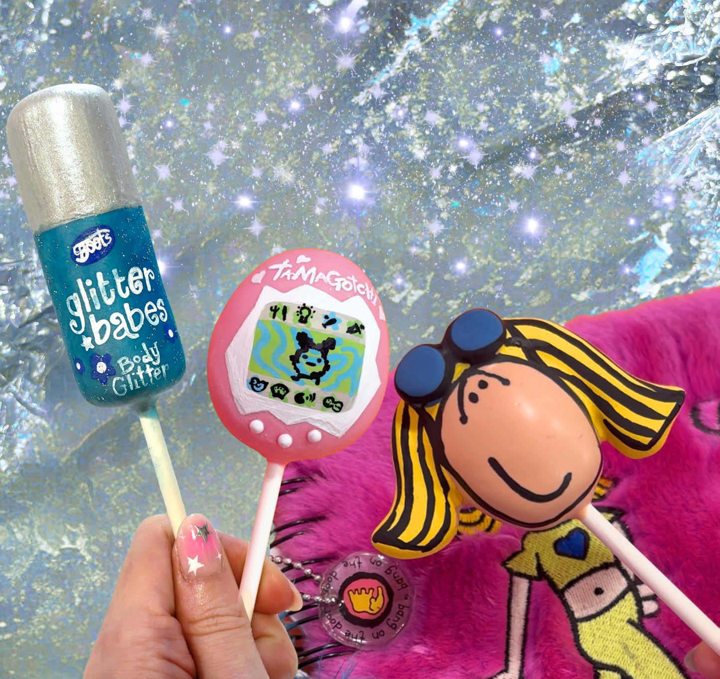 90's/y2k Nostalgia Cake Pop Gift Set of 3