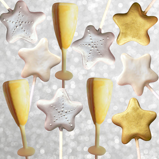New Years Eve Cake Pops- Champagne Problems