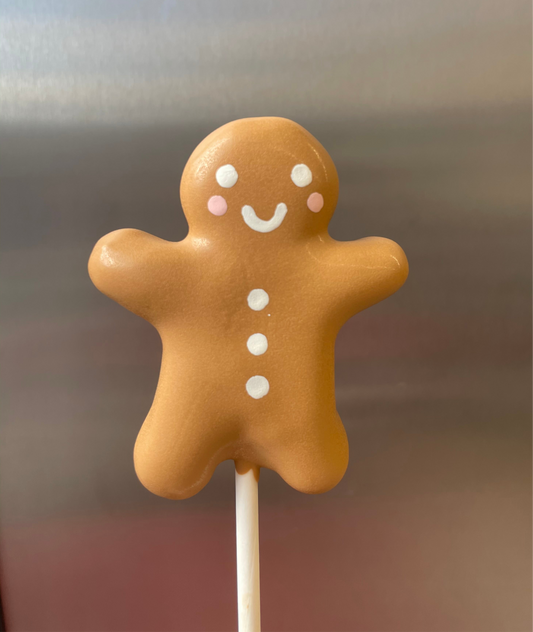 Gingerbread Man Cake Pop
