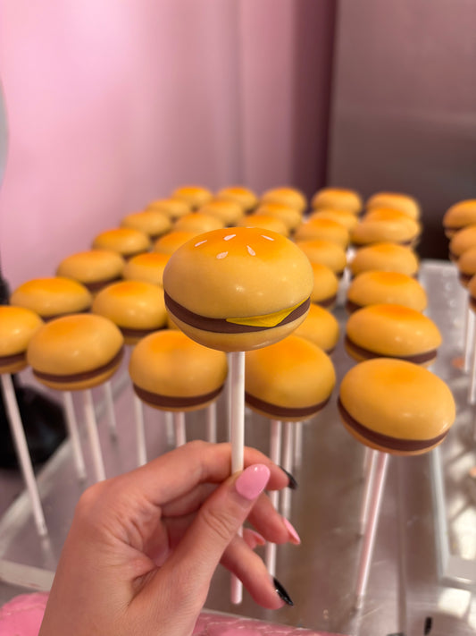 Cheese Burger Cake Pop