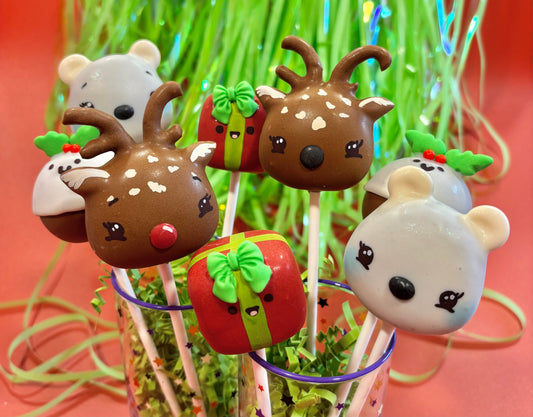 Christmas Cake Pop Gift Set of 8