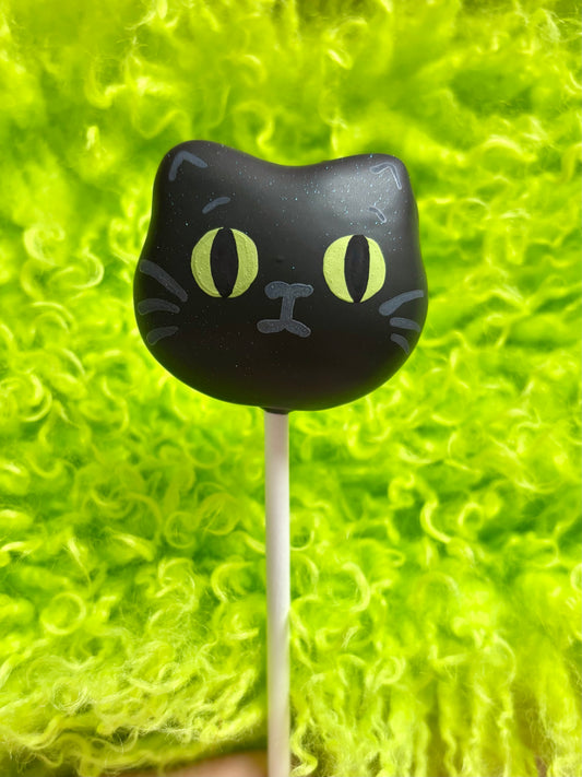 Black Cat Cake Pop Halloween