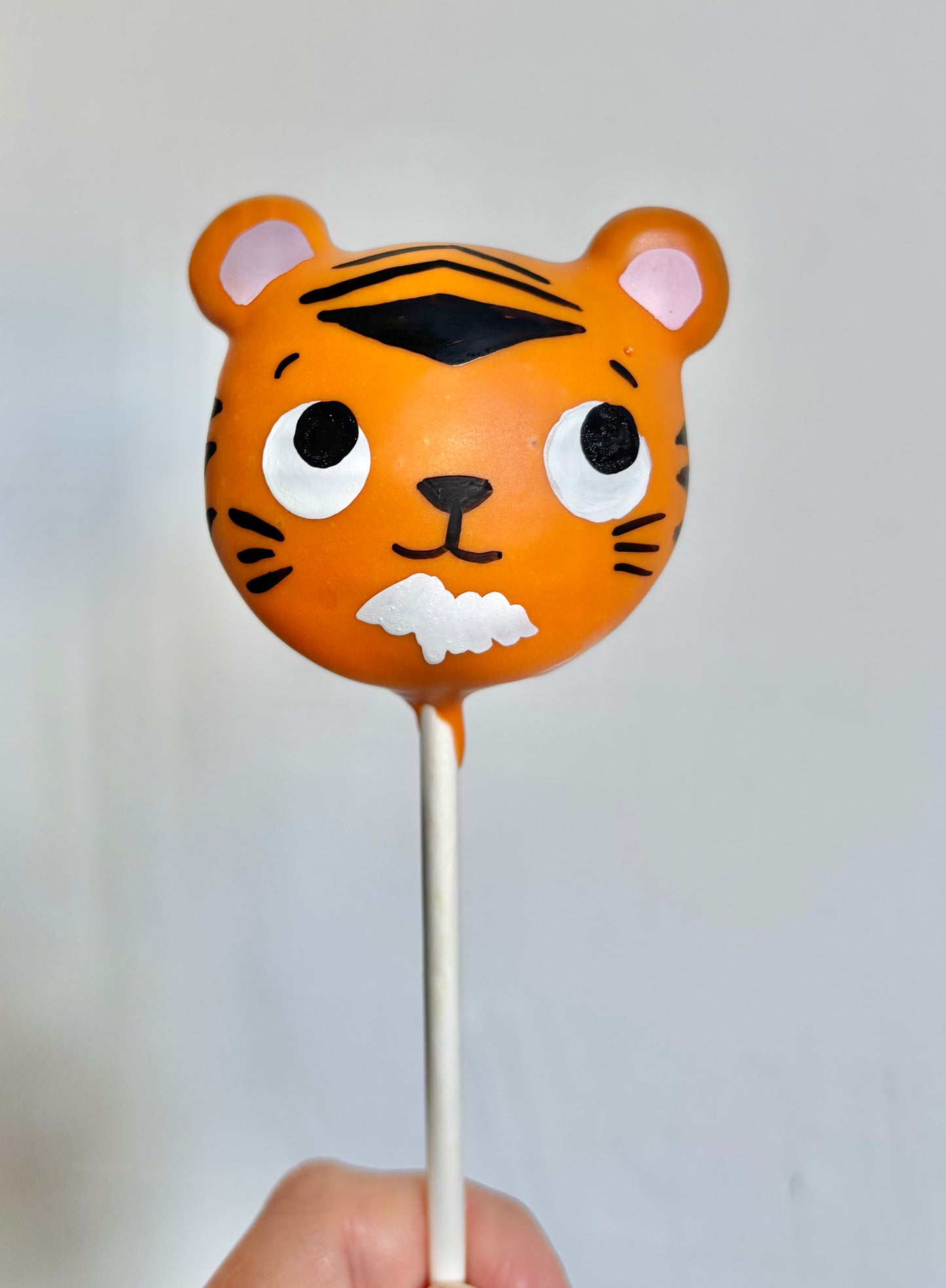 Tiger Cake Pop Party Favours for Jungle Themed Party