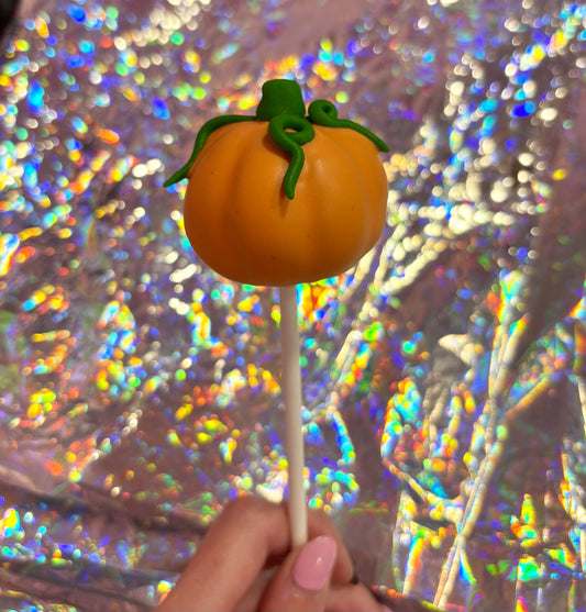 Whimsical Pumpkin Cake Pop
