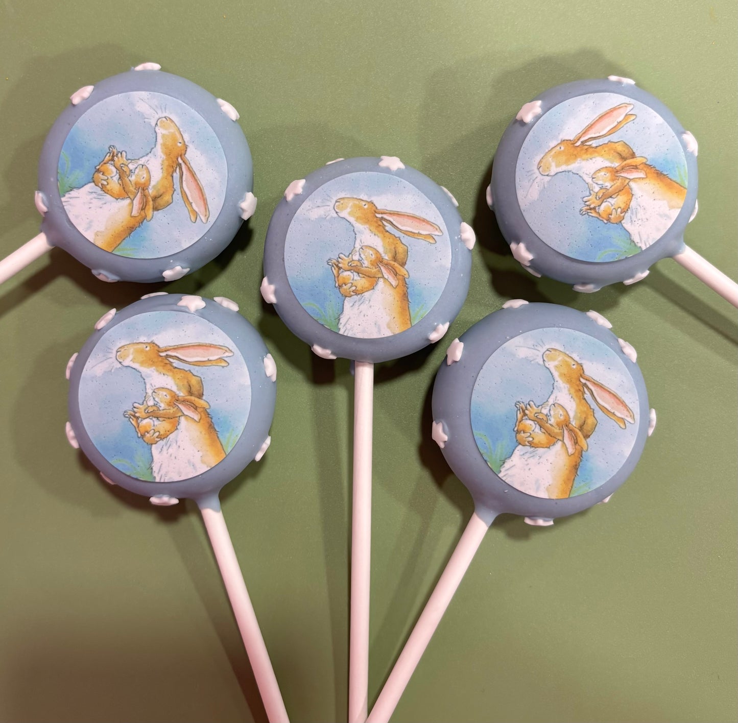 Custom Printed Character/Image Cake Pop with sprinkles
