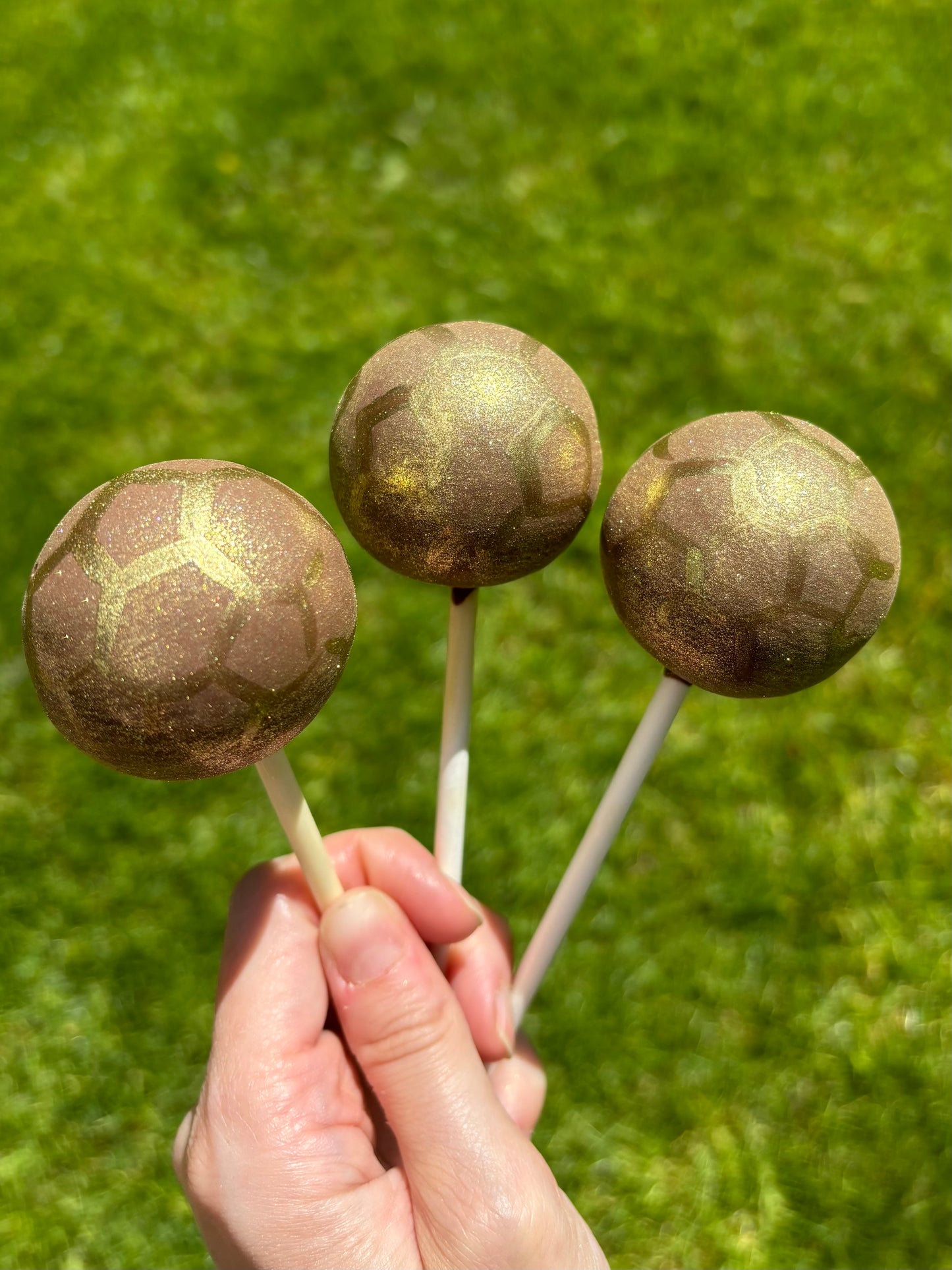 Golden Balls Football Cake Pop World Cup Team Colours, Watch Party, Treats for Office, PR, Events
