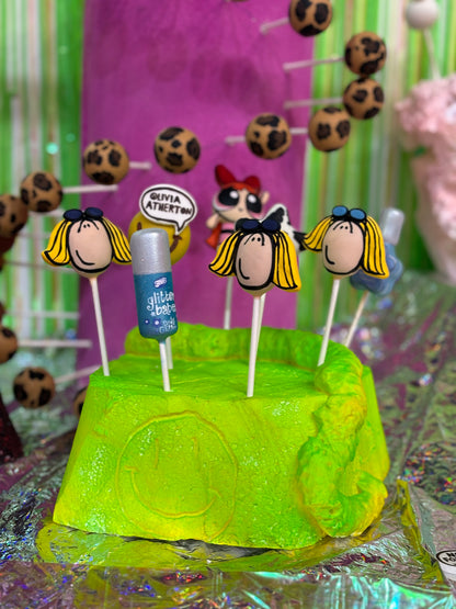 One Groovy Chick ;) Cake Pop