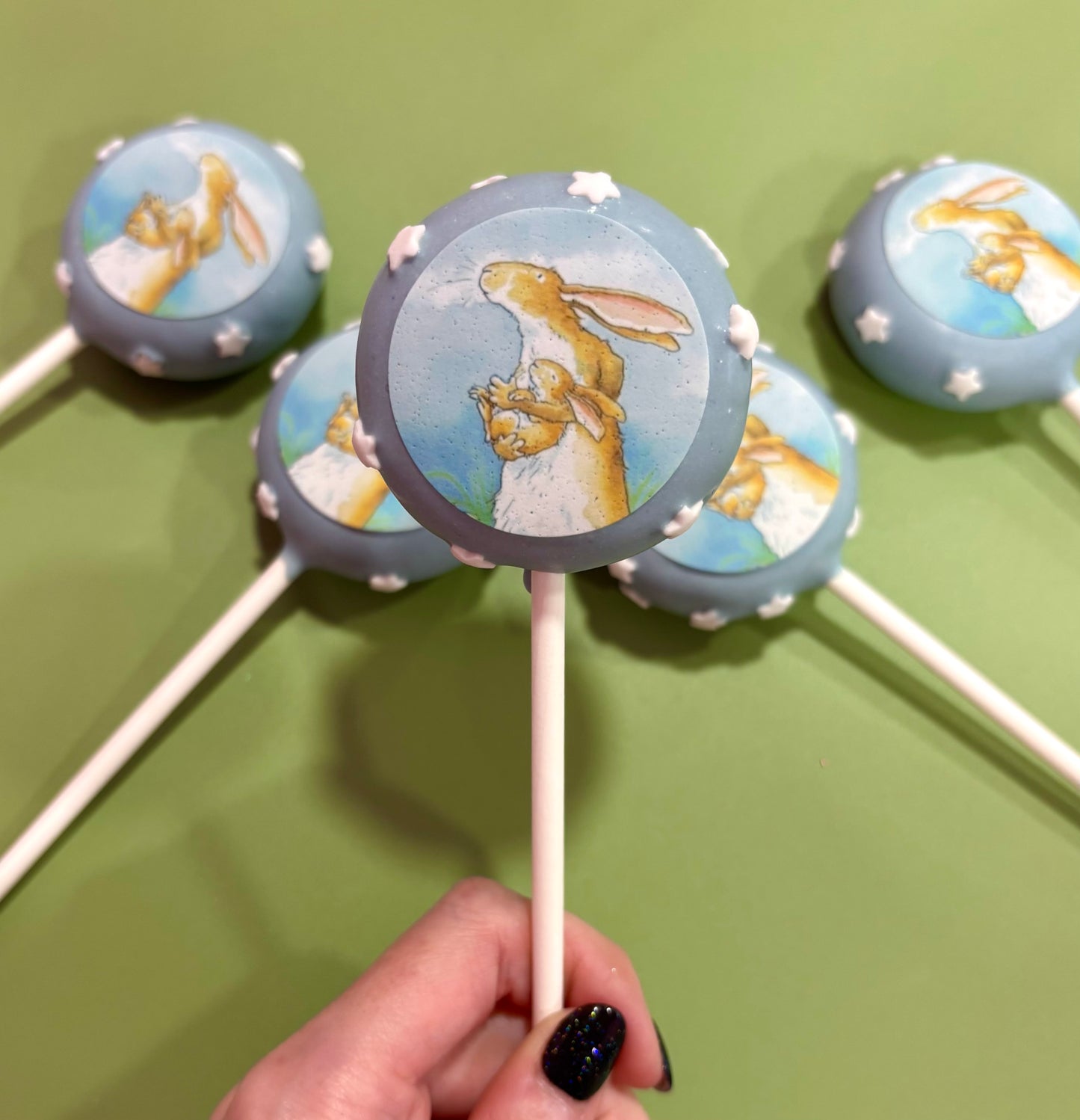 Custom Printed Character/Image Cake Pop with sprinkles