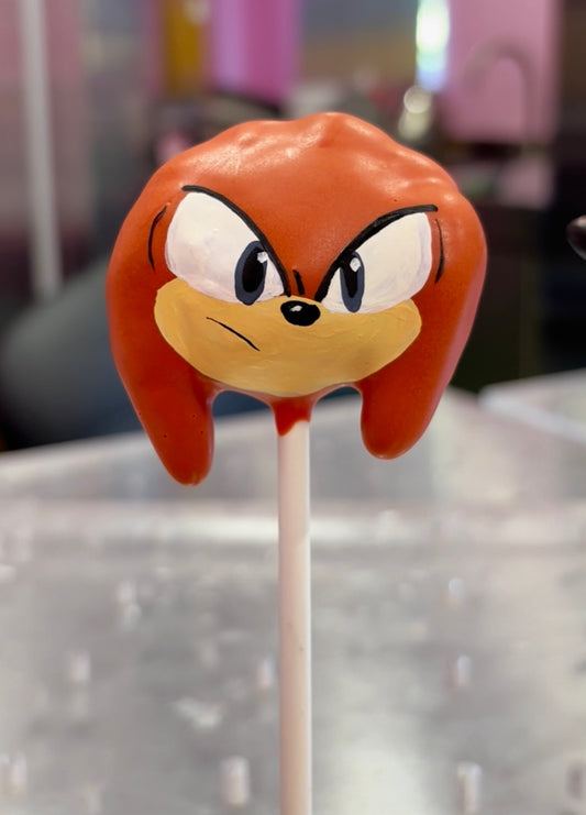 Knuckles the Echidna Cake Pop
