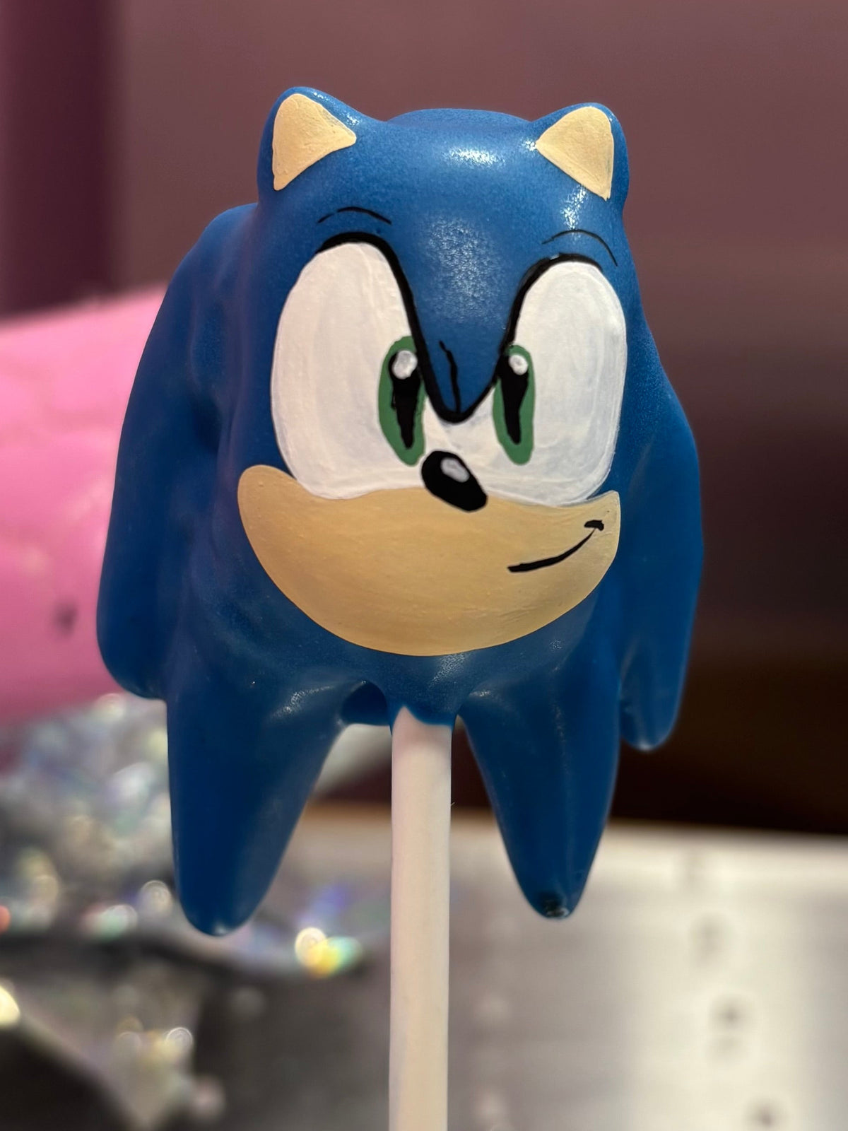 Sonic the Hedgehog Cake Pop