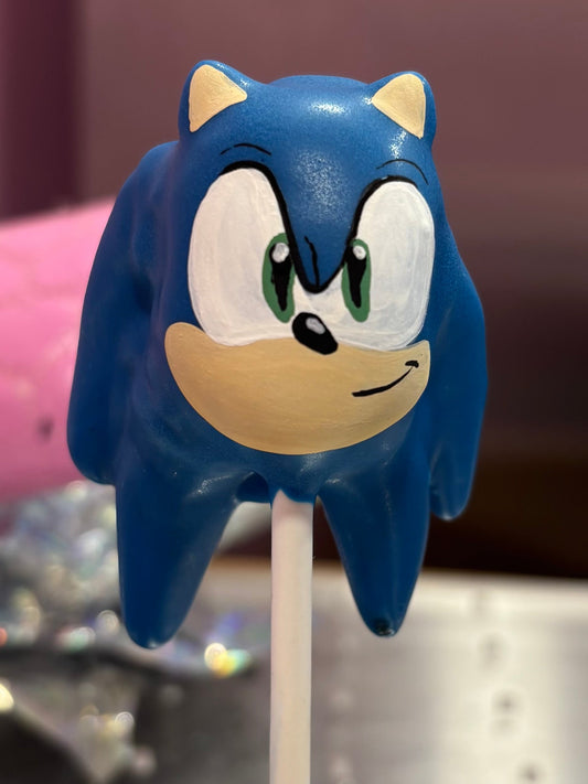 Sonic the Hedgehog Cake Pop