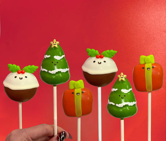 Christmas Character 6 Cake Pop Christmas Gift Set