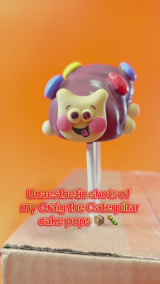 Craig the Caterpillar Cake Pops 6 Pieces